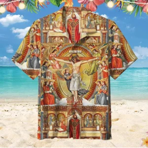 Vintage The Holy Mass Hawaiian Shirt