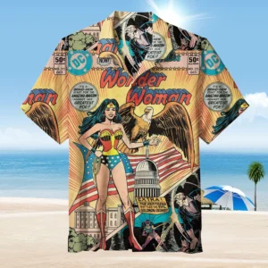 Wonder Woman Hawaiian Shirt E84B