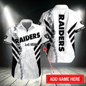 Las Vegas Raiders Personalized Button Shirt BB197