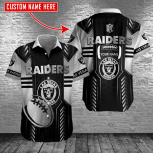 Las Vegas Raiders Personalized Button Shirt BB561